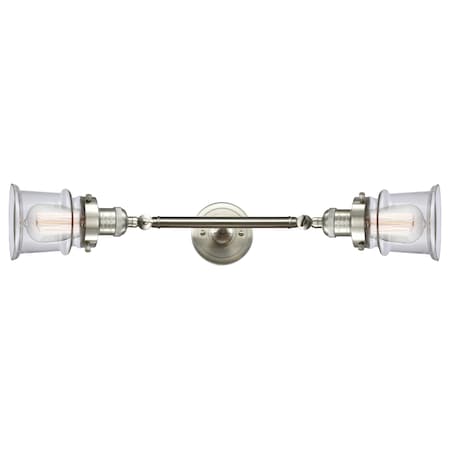 INNOVATIONS LIGHTING 2 Light Vertical Bath Vanity Light 208L-SN-G182-LED